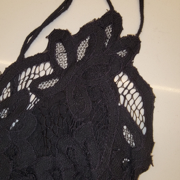 FREE PEOPLE Adella Black Lace Bralette - Picture 6 of 7